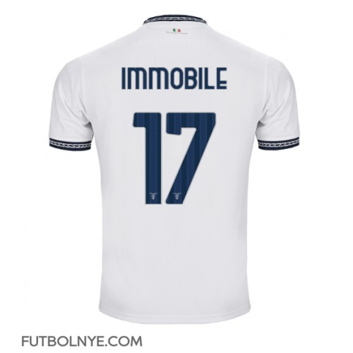 Camiseta Lazio Ciro Immobile #17 Tercera Equipación 2023-24 manga corta